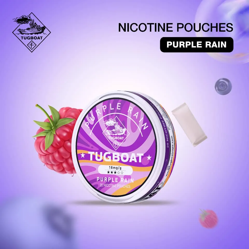 Tugboat Nicotine Pouches Purple Rain