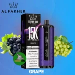 Al Fakher Crown Bar 15000 Puffs GRAPE