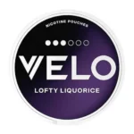 VELO nicotine pouches lofty liquorice 3dot