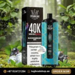 Al Fakher Mega Max 40K Puffs Disposable Vape Black Current Ice