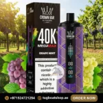 Al Fakher Mega Max 40K Puffs Disposable Vape Grape Mint