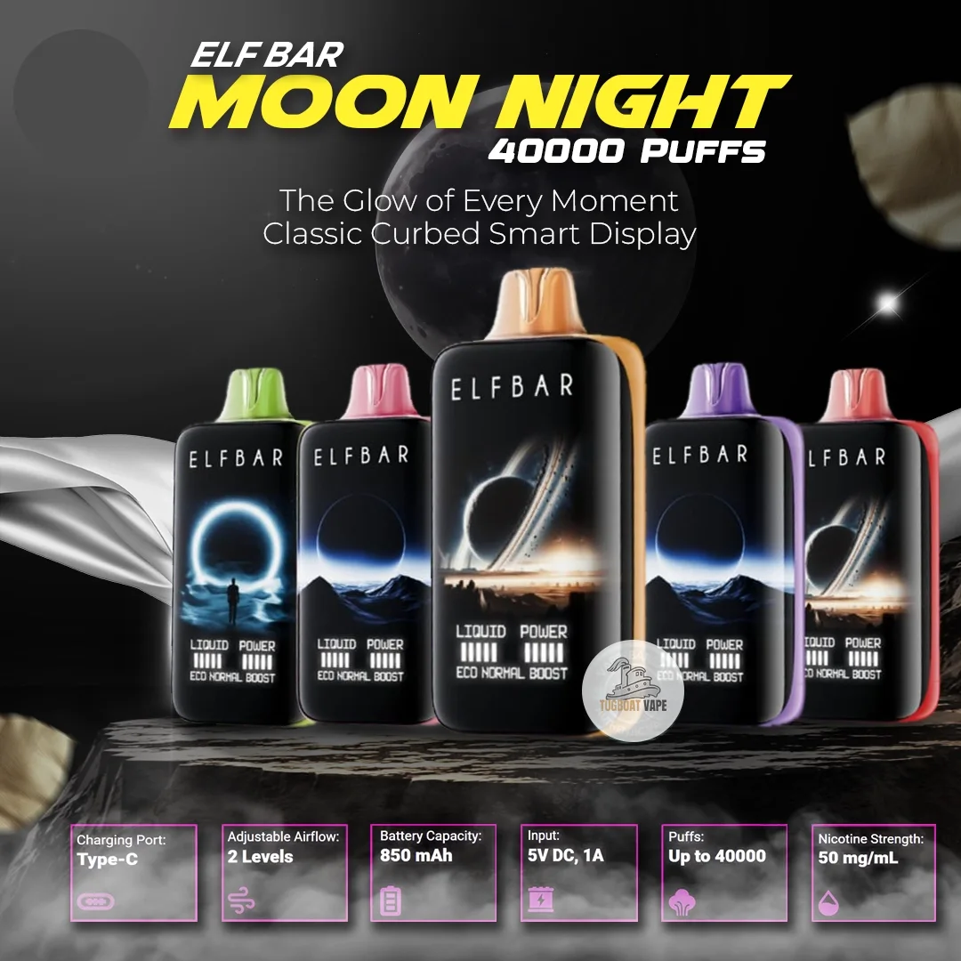 ELF BAR Moon Night 40K Puffs Disposable Vape in UAE