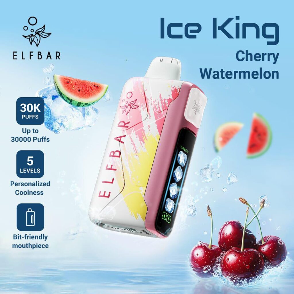 ELF BAR Ice King 30000 Puffs Disposable Vape Cherry Watermelon
