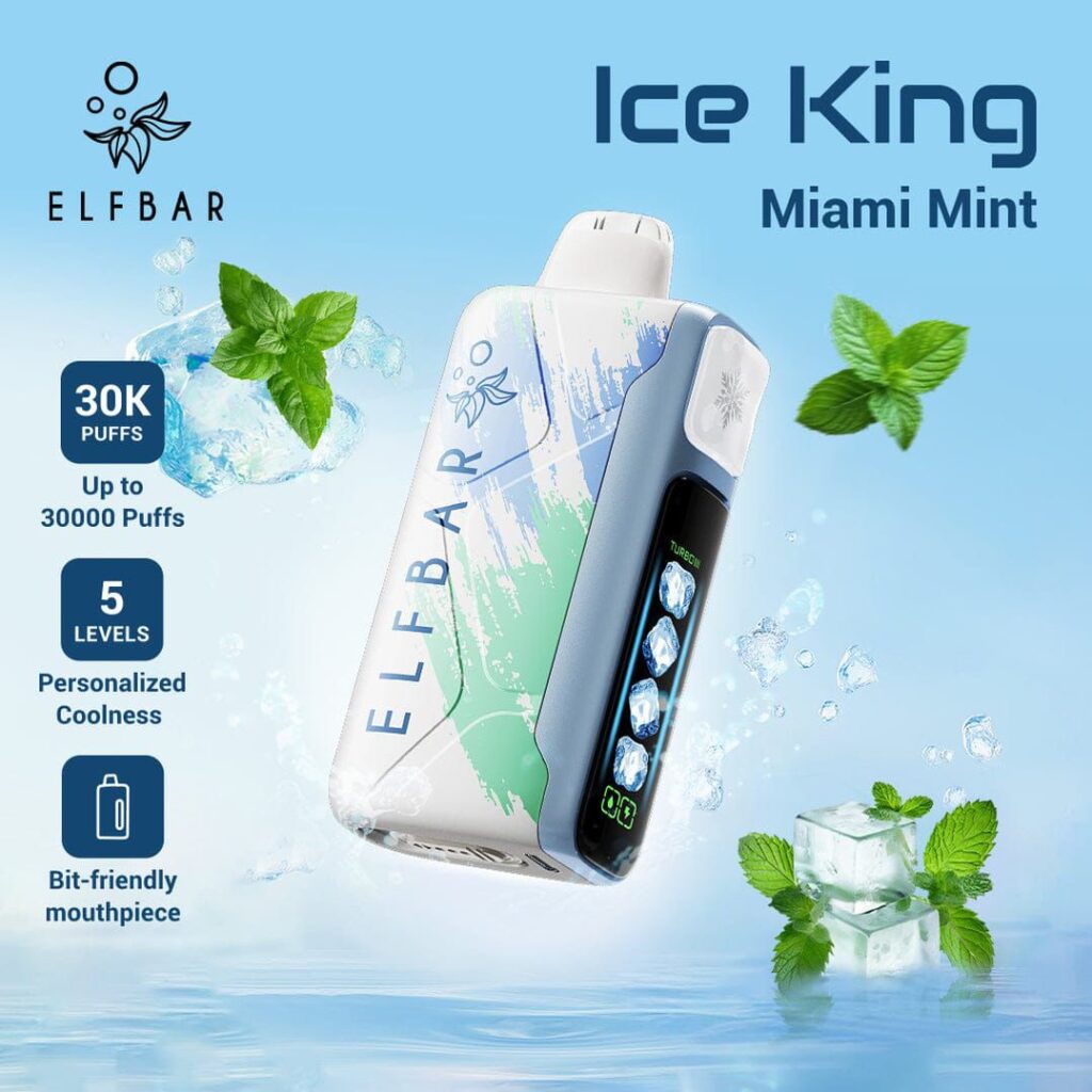 ELF BAR Ice King 30000 Puffs Disposable Vape Miami Mint
