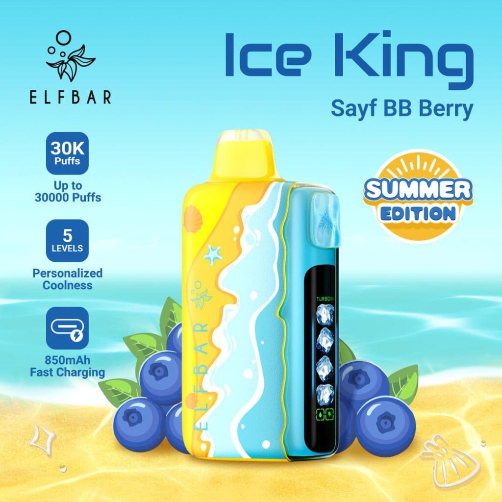 ELF BAR Ice King 30000 Puffs Disposable Vape Sayf BB Berry