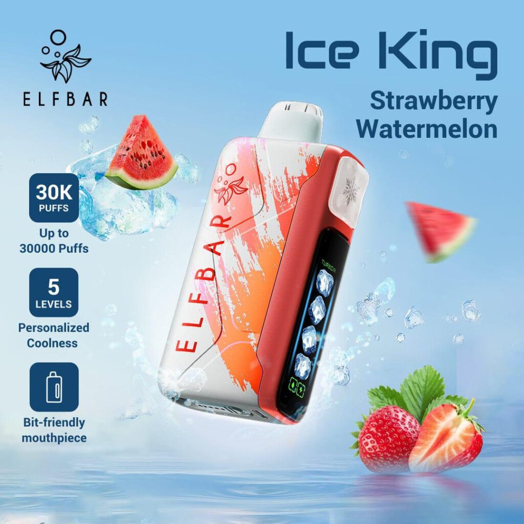 ELF BAR Ice King 30000 Puffs Disposable Vape Strawberry Watermelon