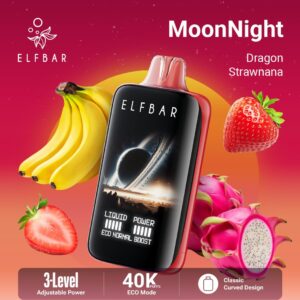 ELF BAR Moon Night 40000 Puffs Disposable Vape Dragon Strawberry