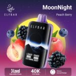ELF BAR Moon Night 40000 Puffs Disposable Vape Peach Berry