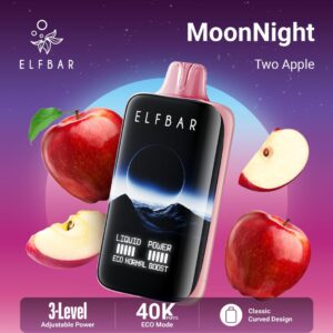 ELF BAR Moon Night 40000 Puffs Disposable Vape Two Apple