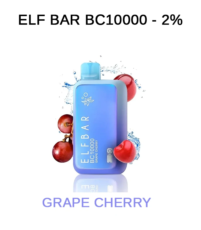 Elf Bar BC10000 Disposable Vape Grape Cherry