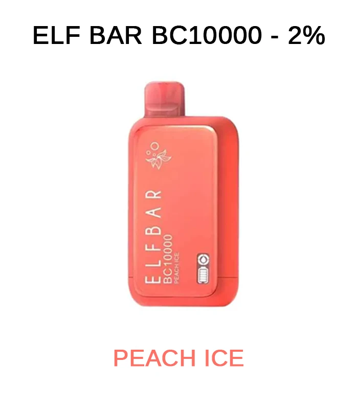 Elf Bar BC10000 Disposable Vape Peach Ice in UAE