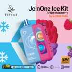 Elf Bar JoinOne Ice 25000 Puffs Disposable Vape Grape Raspberry