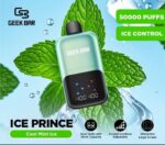 Geek Bar Ice Prince 50000 Puffs Disposable Vape Cool Mint Ice