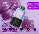 Geek Bar Ice Prince 50000 Puffs Disposable Vape Grape Ice