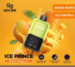Geek Bar Ice Prince 50000 Puffs Disposable Vape Mexico Mango Ice