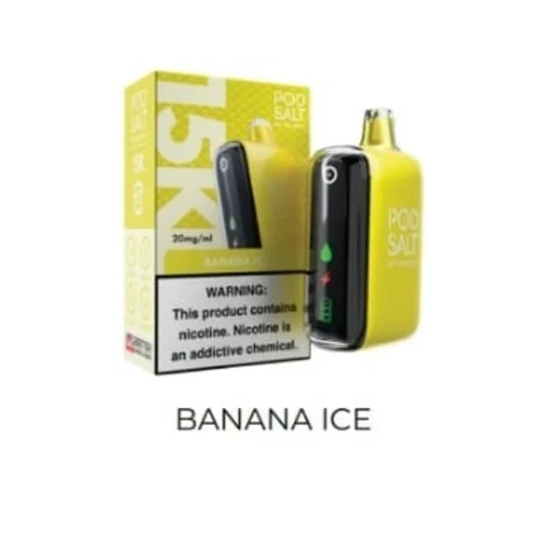 Pod Salt 15000 Puffs Disposable Vape BANANA ICE