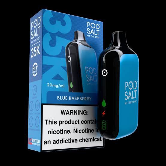 Pod Salt 35000 Puffs Disposable Vape Blue Raspberry