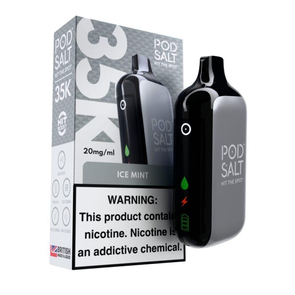 Pod Salt 35000 Puffs Disposable Vape Ice Mint