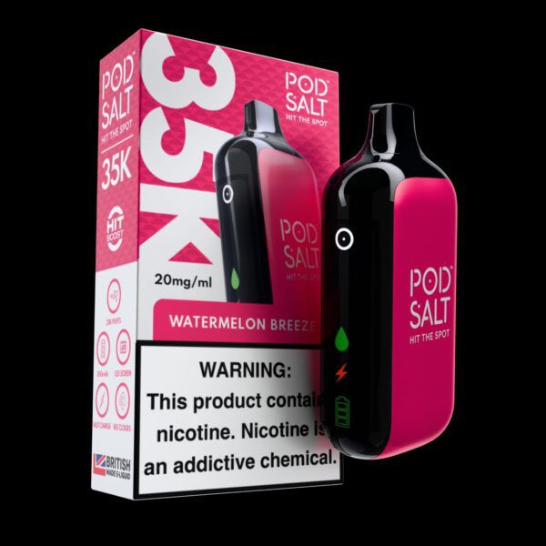 Pod Salt 35000 Puffs Disposable Vape Watermelon Breeze