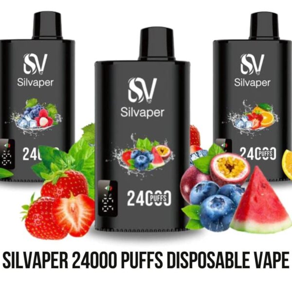 Silvaper 24000 Puffs Disposable Vape 20MG Nicotine in UAE