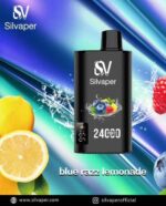 Silvaper 24000 Puffs Disposable Vape In UAE Blue Razz Lemonade
