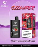 Silvaper 24000 Puffs Disposable Vape In UAE Cherry Watermelon Freeze