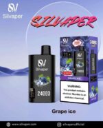 Silvaper 24000 Puffs Disposable Vape In UAE Grape Ice