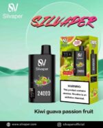 Silvaper 24000 Puffs Disposable Vape In UAE Kiwi Guava Passion Fruit