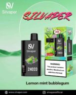 Silvaper 24000 Puffs Disposable Vape In UAE Lemon Mint Bubblegum