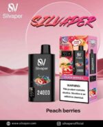 Silvaper 24000 Puffs Disposable Vape In UAE Peach Berries