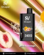 Silvaper 24000 Puffs Disposable Vape In UAE Peach Mango