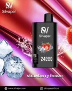 Silvaper 24000 Puffs Disposable Vape In UAE Strawberry Freeze