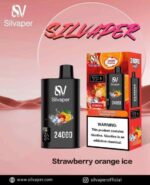 Silvaper 24000 Puffs Disposable Vape In UAE Strawberry Orange Ice