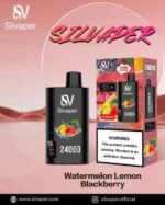 Silvaper 24000 Puffs Disposable Vape In UAE Watermelon Lemon Blackberry