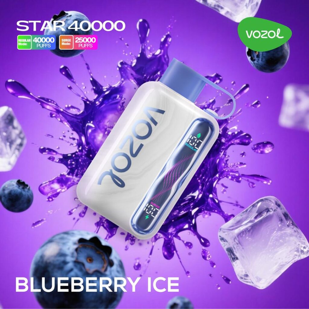 VOZOL STAR 40000 PUFFS Blueberry ice