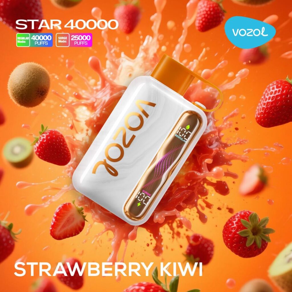 VOZOL STAR 40000 PUFFS Strawberry kiwi