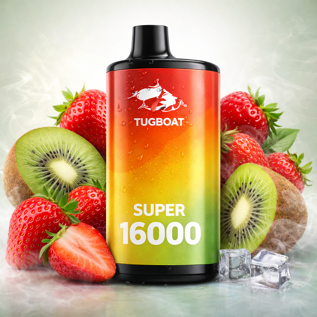 Tugboat Super 16000 Pod – Strawberry Kiwi