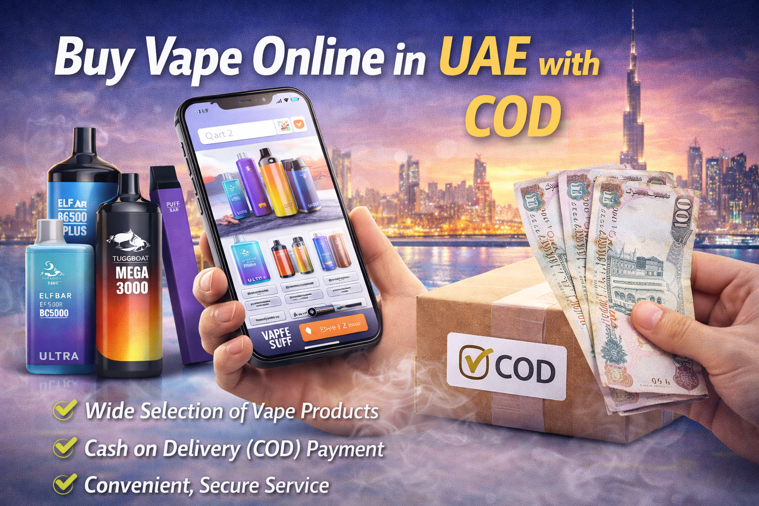 Where to Buy Vape Online in UAE with COD