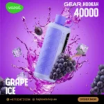 VOZOL Gear Hookah 40000 Puffs Grape Ice