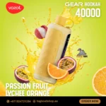 VOZOL Gear Hookah 40000 Puffs Passion Fruit Lychee Orange