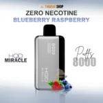 HQD MIRACLE 8,000PUFF 0MG Blueberry Raspberry