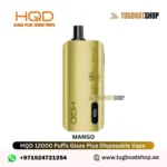 Buy HQD Glaze Plus 12000 Puffs Disposable Vape in UAE Mango