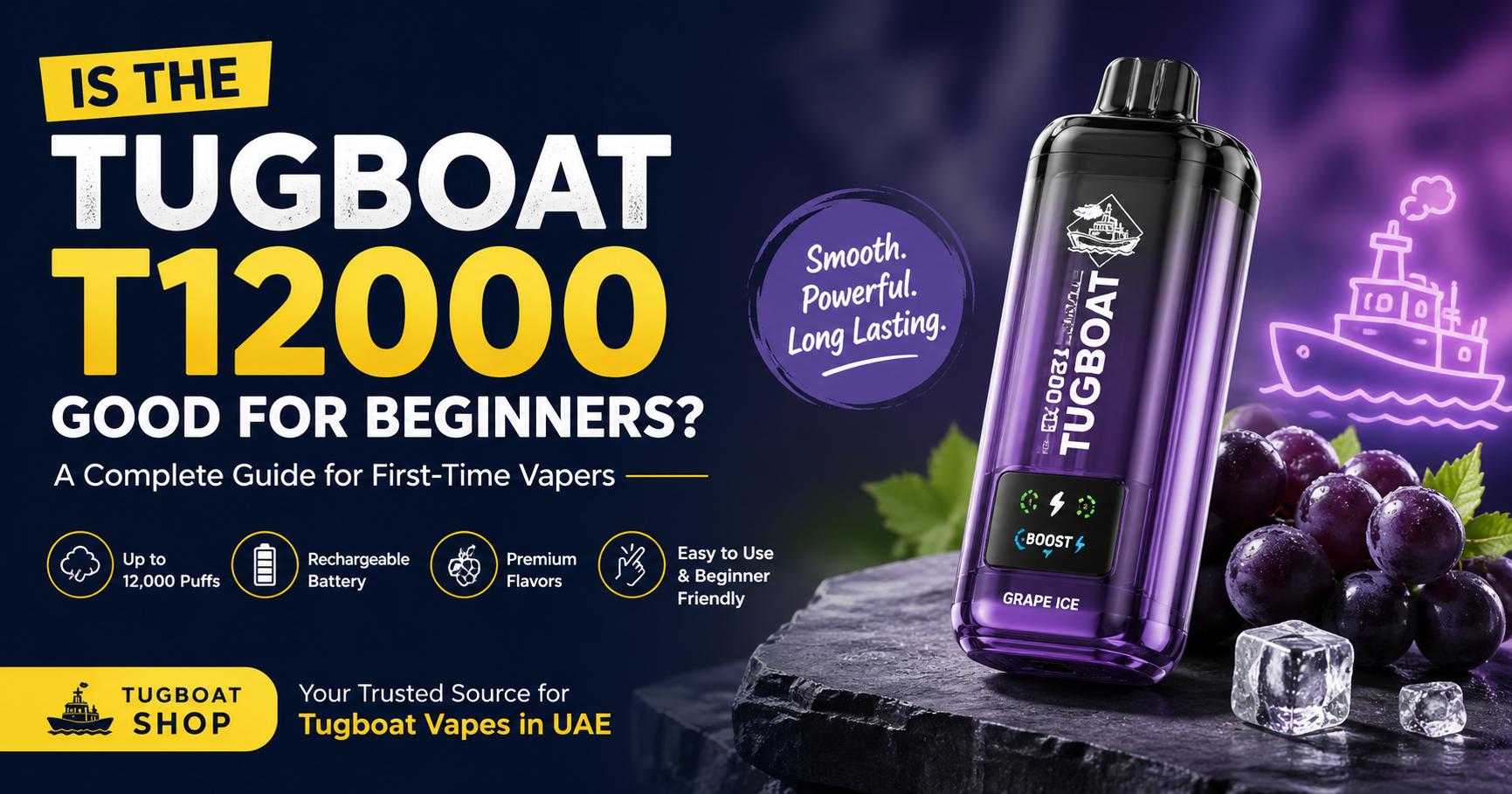 Is the Tugboat T12000 good for beginners