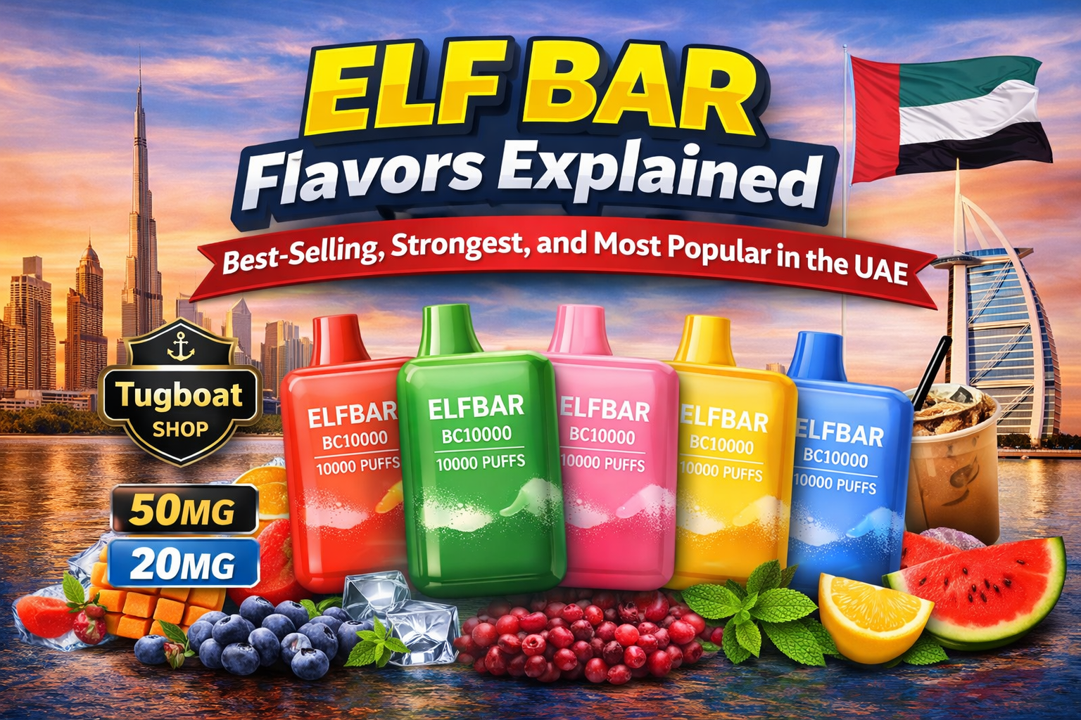 Elf Bar Flavors Explained Best Selling Strongest and Most Popular in the UAE