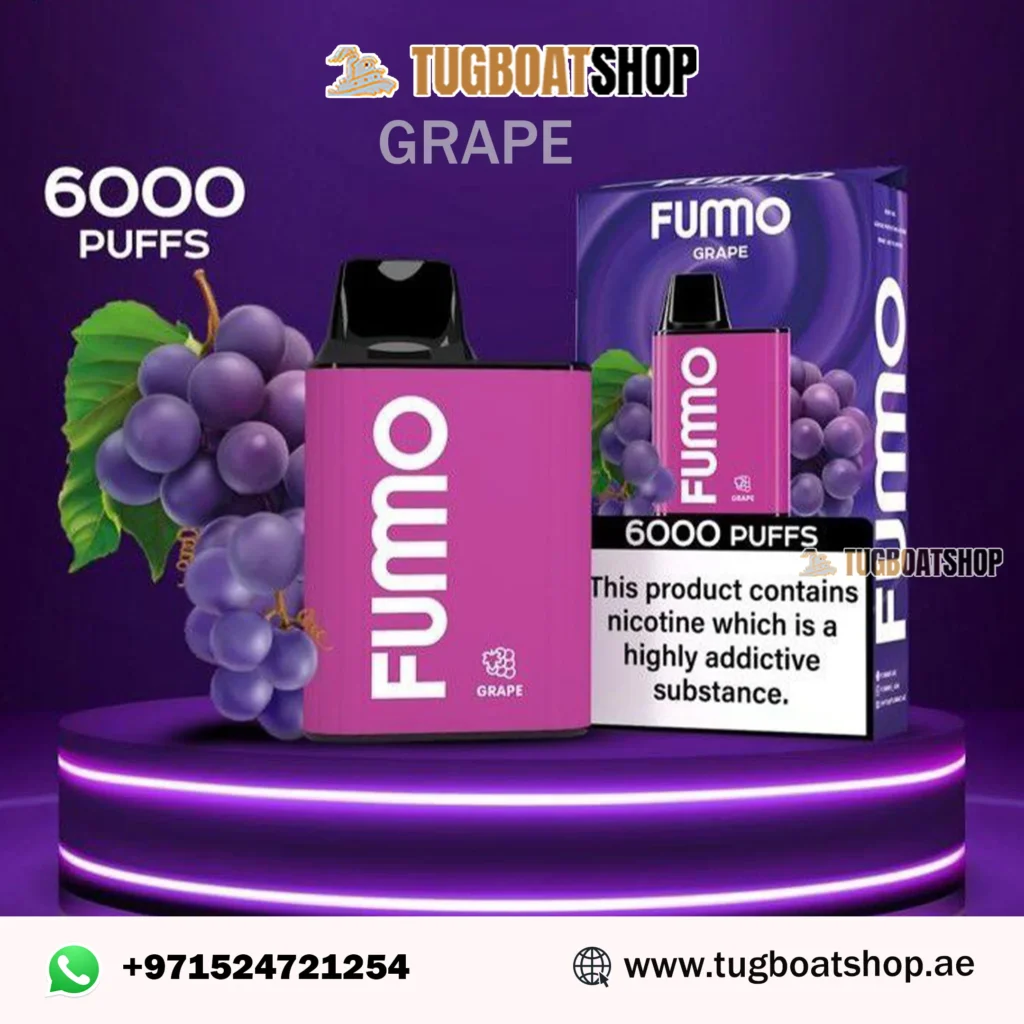 FUMMO King 6000 Puffs Vape in Dubai UAE Grape