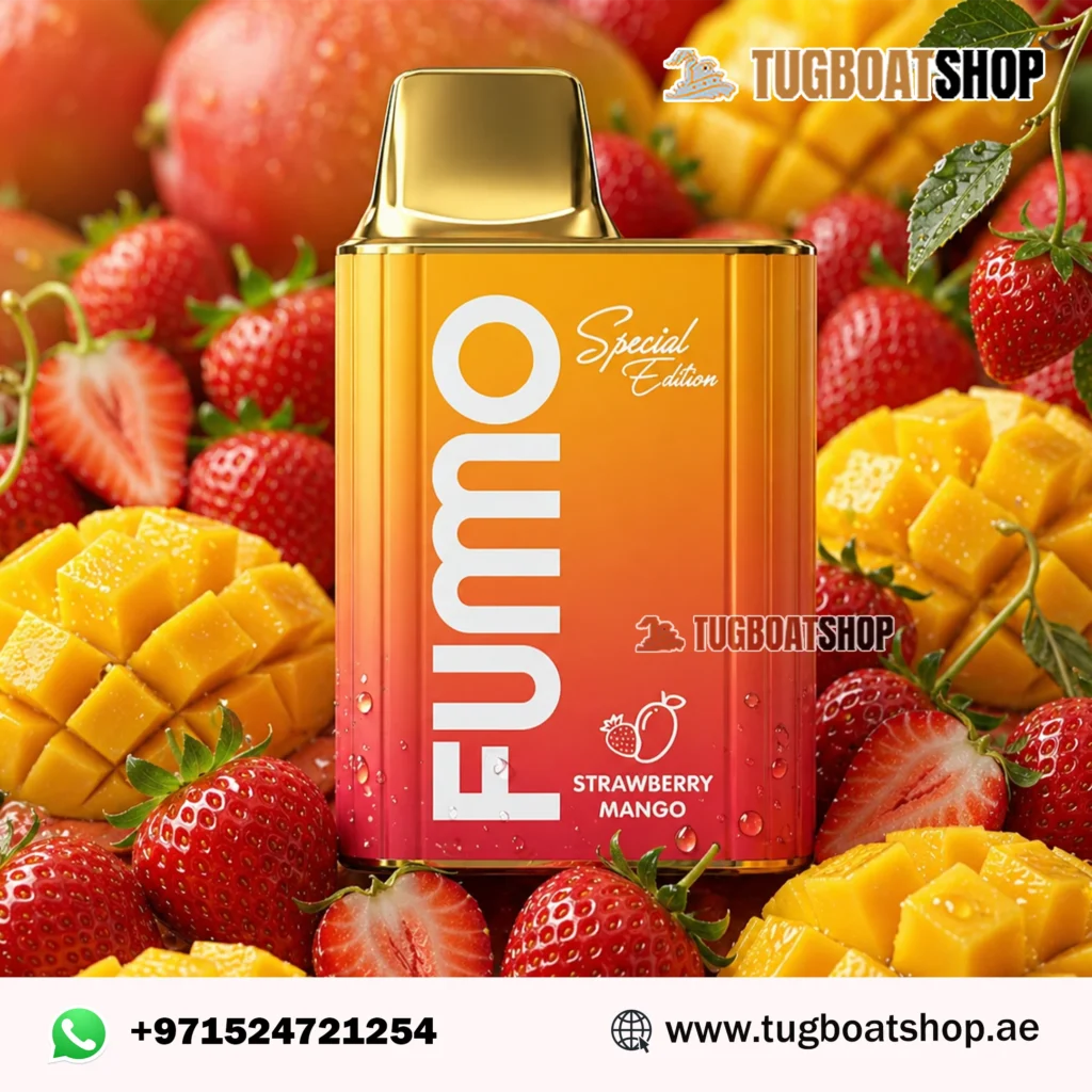 FUMMO King 6000 Puffs Vape in Dubai UAE Strawberry Mango