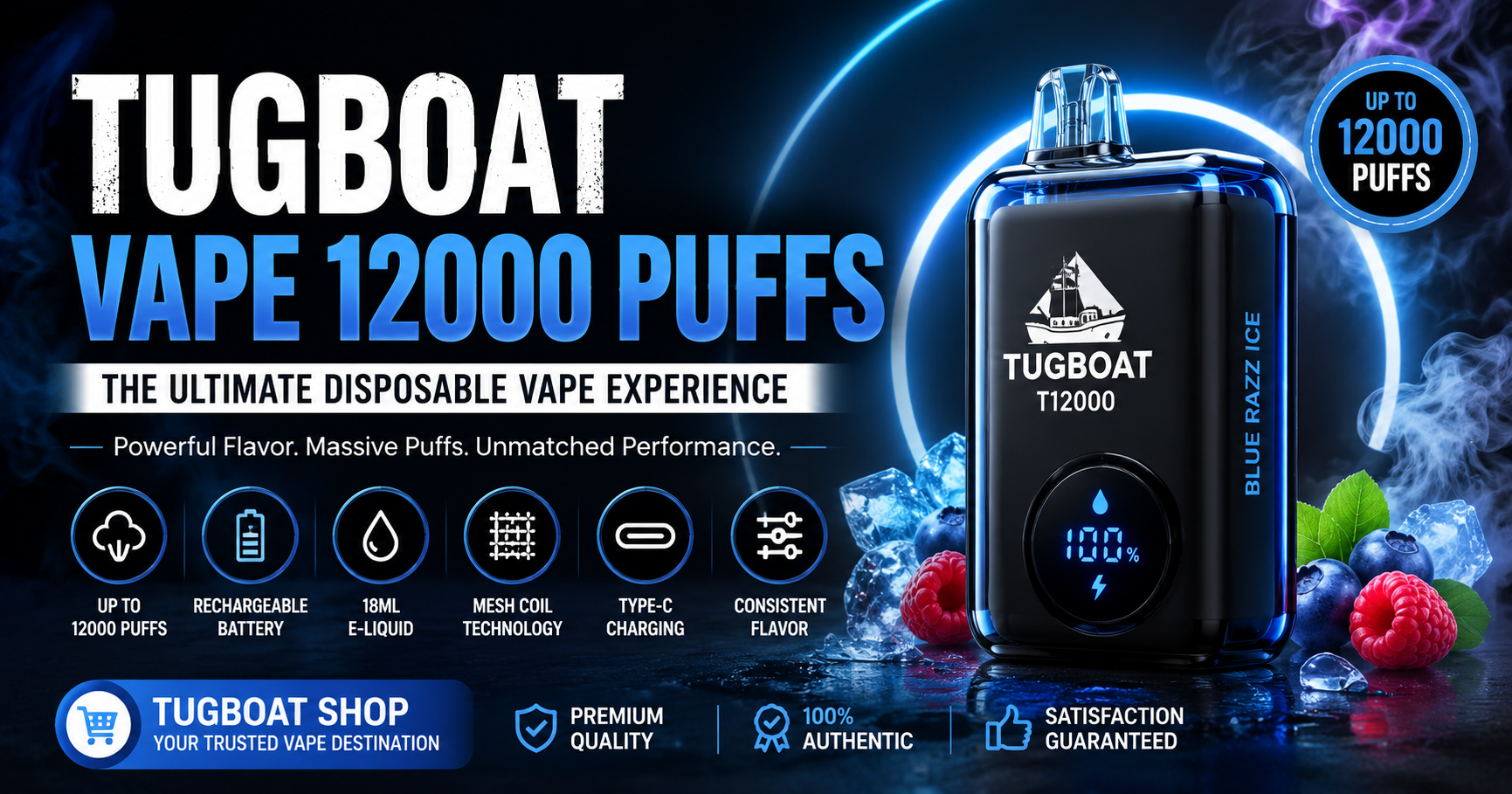 tugboat vape 12000 puffs