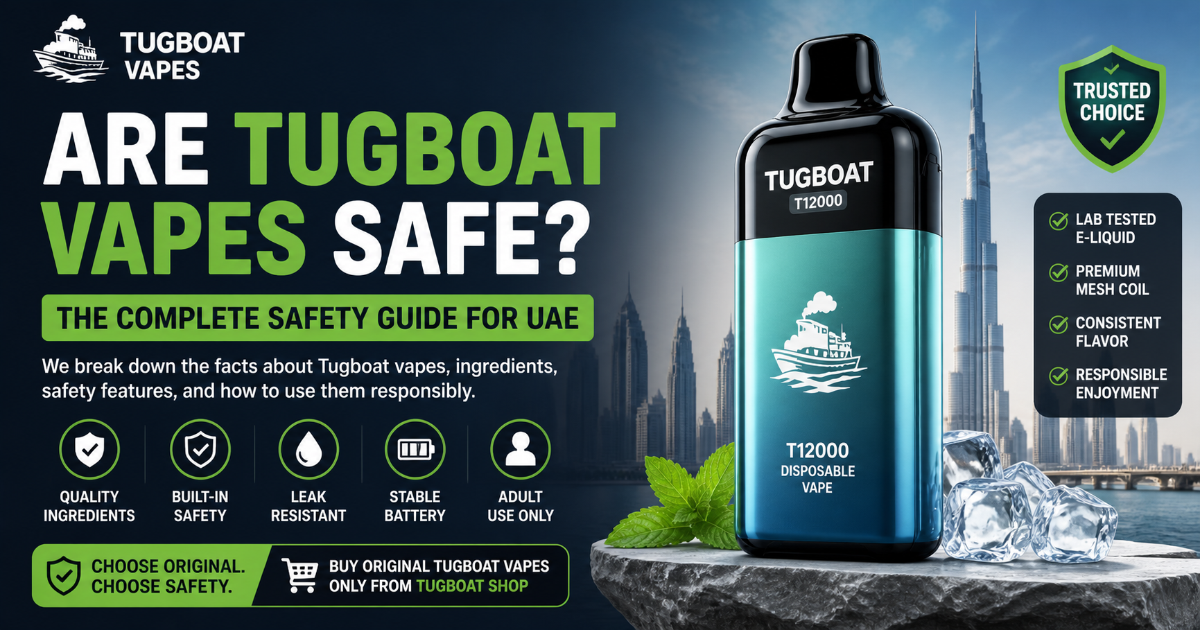 Are tugboat vapes safe