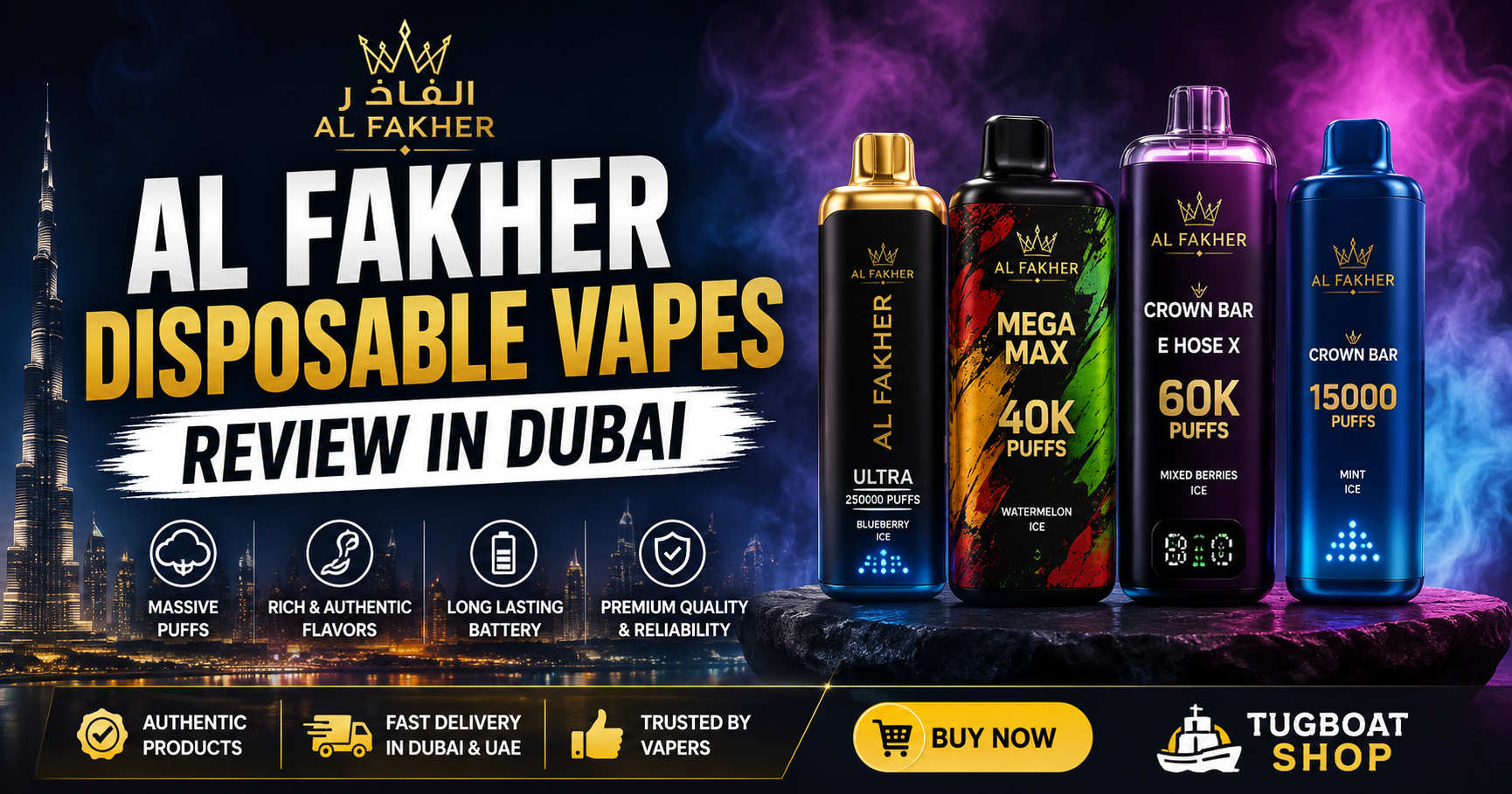 Al Fakher Disposable Vapes Review in Dubai