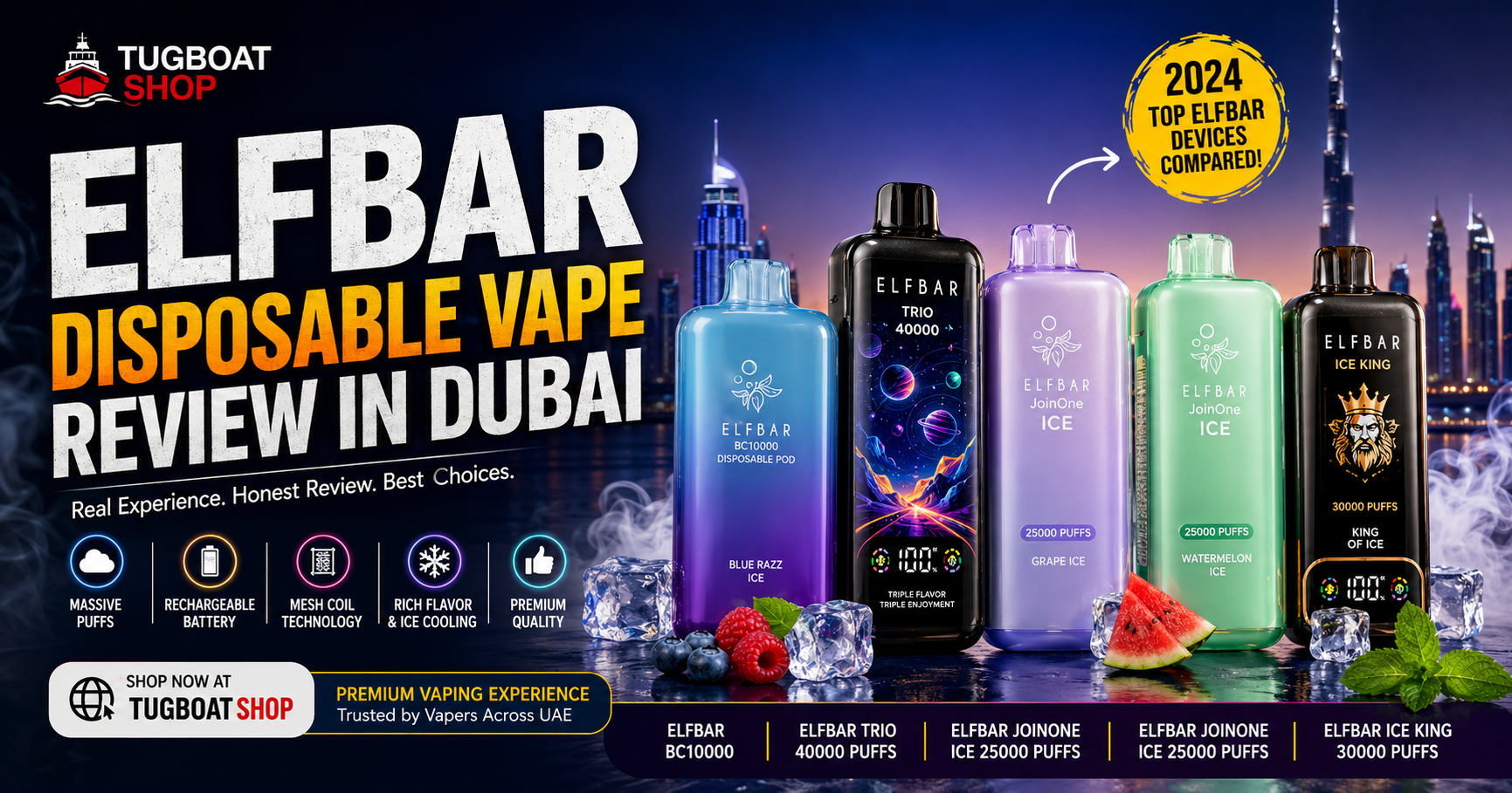 Elfbar Disposable Vape Review in Dubai
